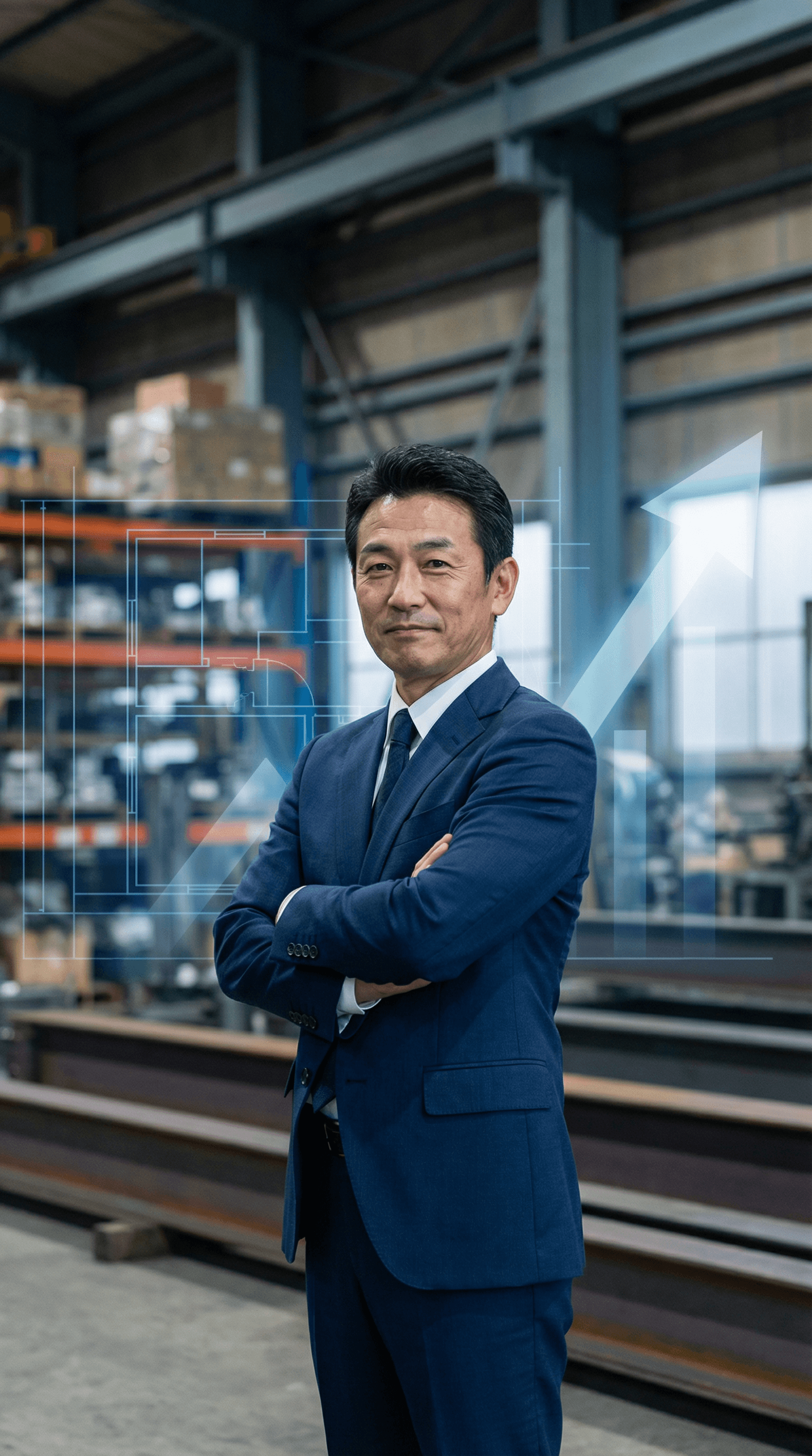 実業の現場で指揮を執る日本人ビジネスプロフェッショナル