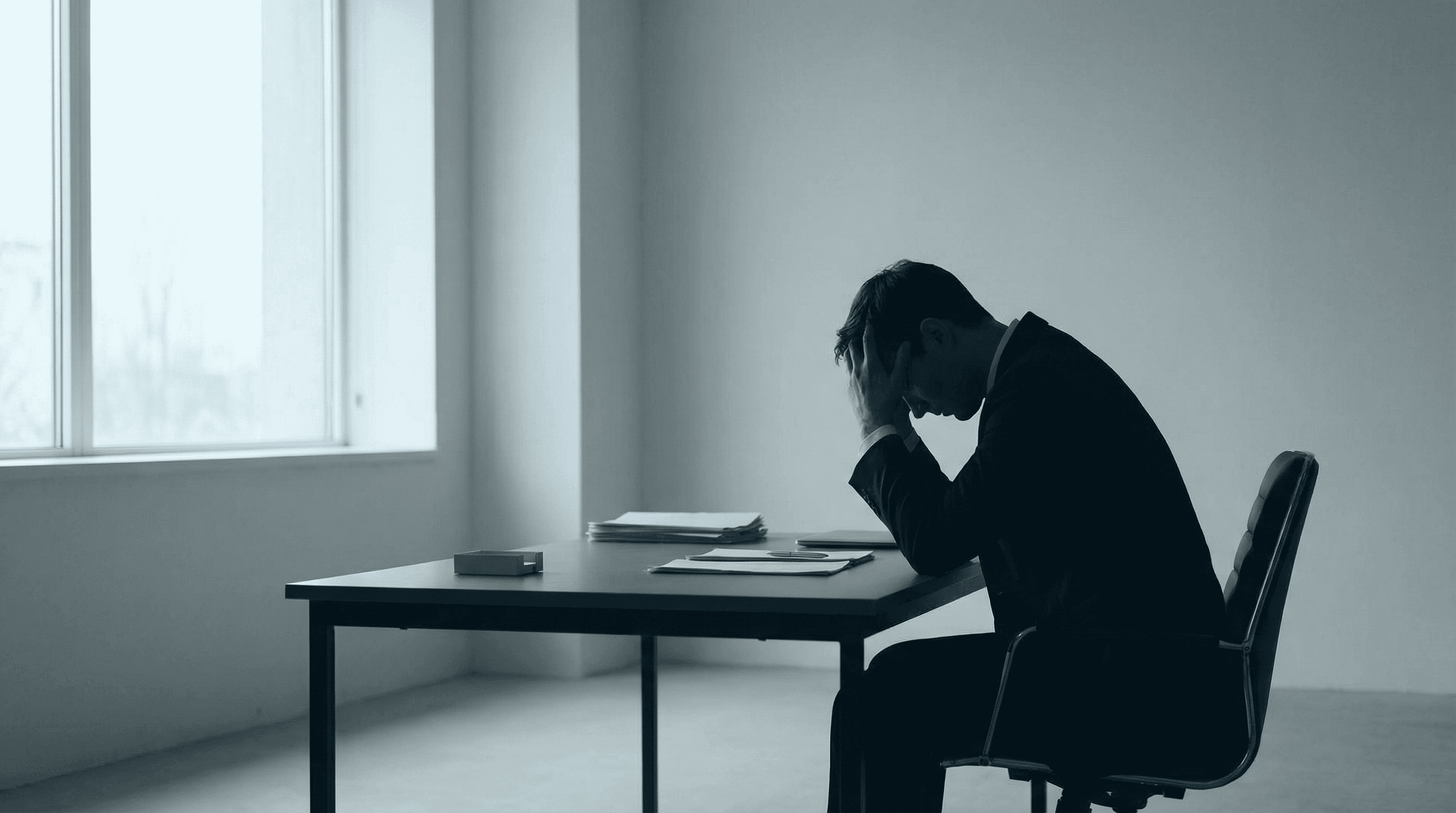 悩める経営者のイメージ